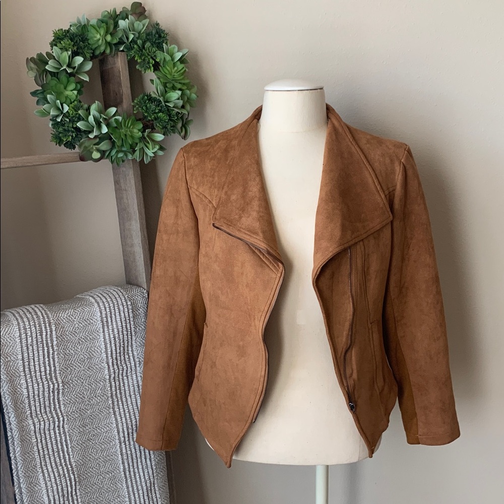 Andree suede motto jacket